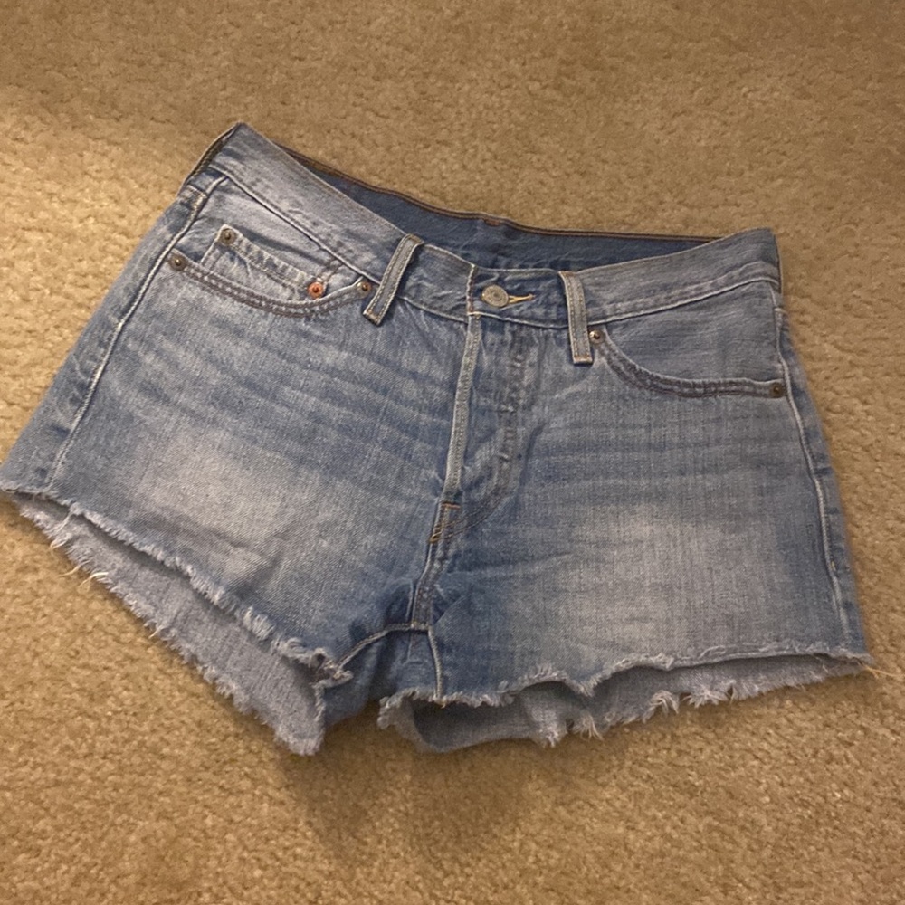 Levi’s 501 button fly denim shorts